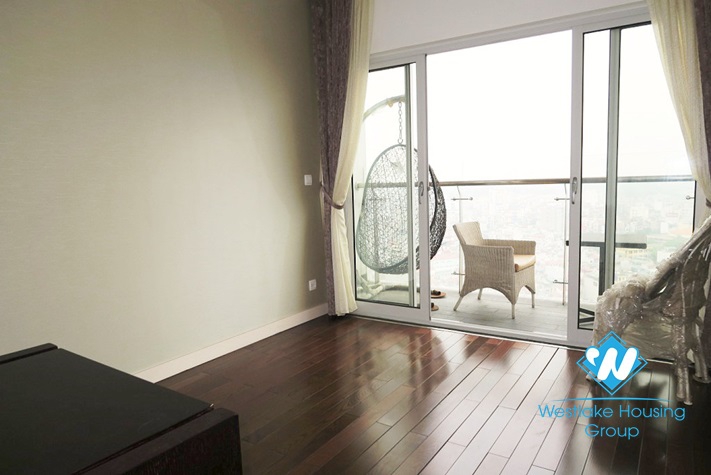 Beautiful apartment for rent in high floor of the Lancaster Building, Ba Dinh District, Hanoi